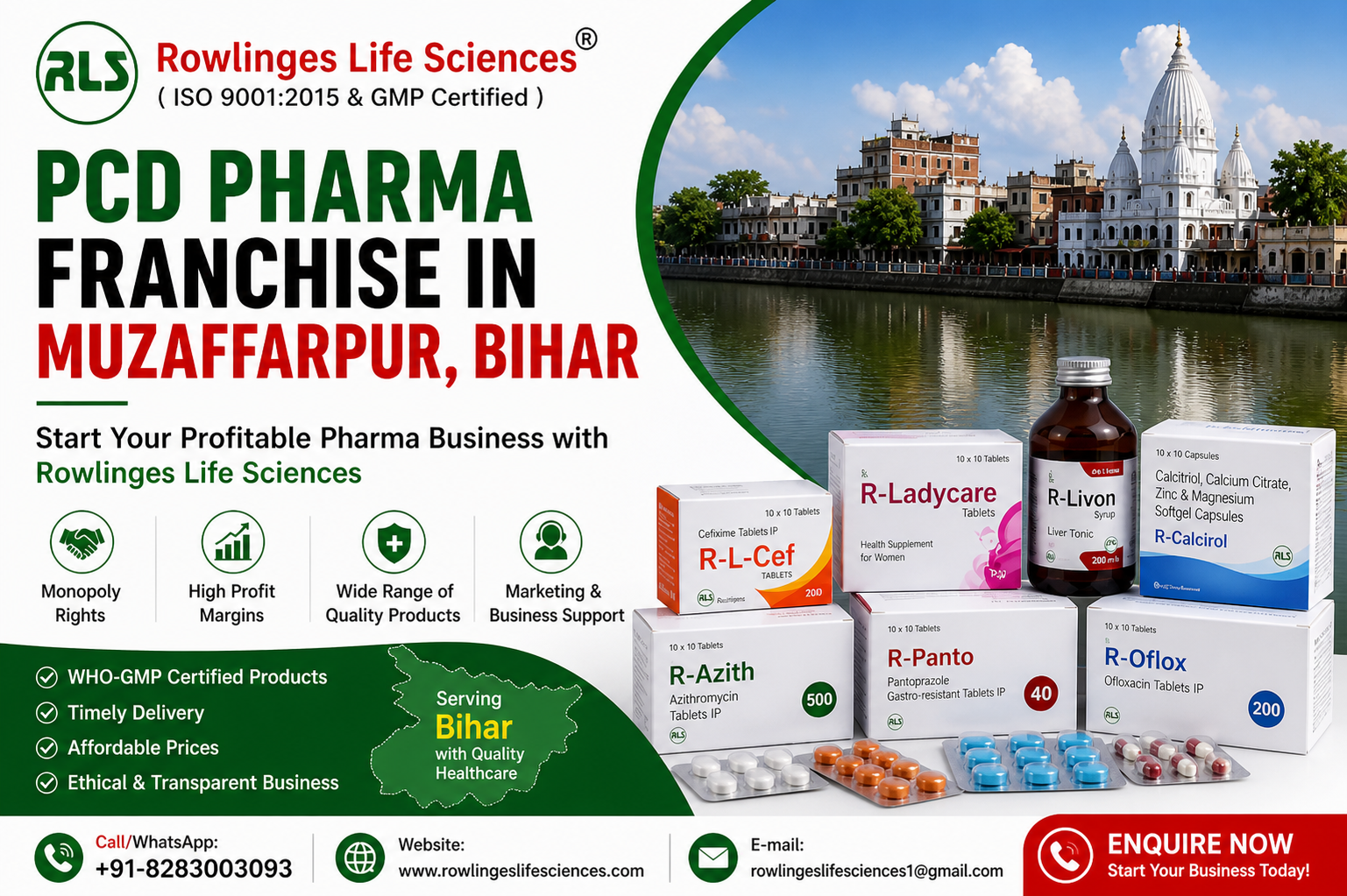 PCD Pharma Franchise in Muzaffarpur, Bihar | Rowlinges Life Sciences